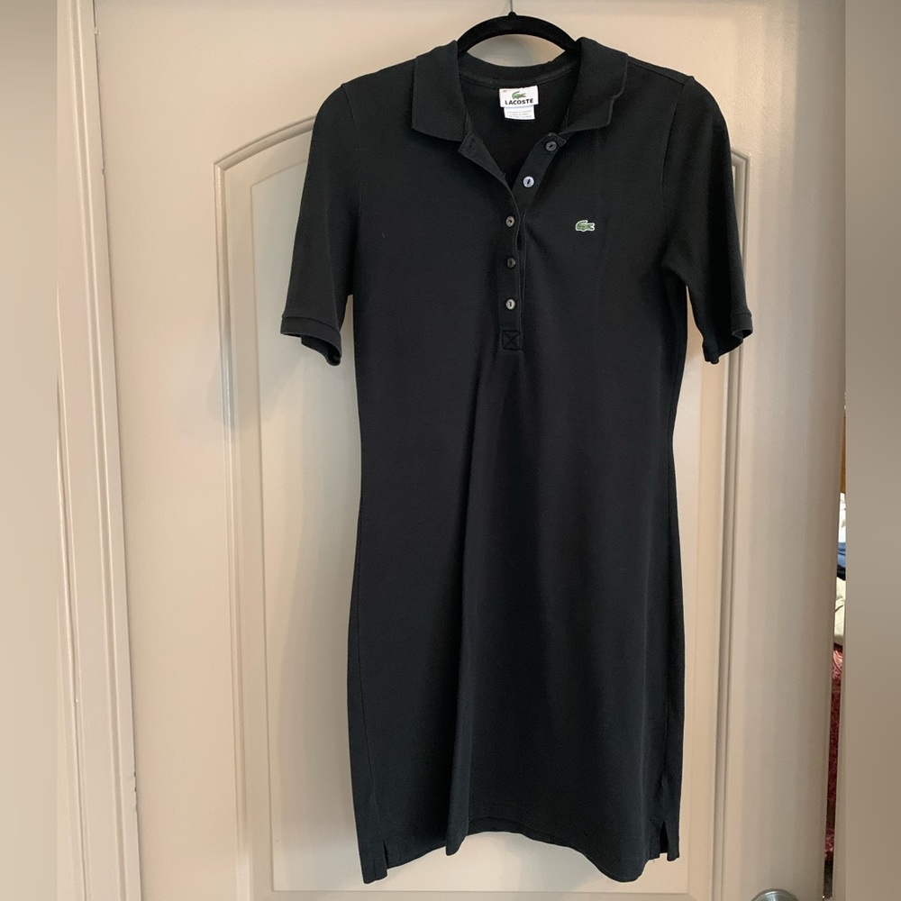 Lacoste black polo dress